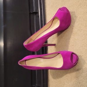 Enzo Angiolini, Pink Suede Heels